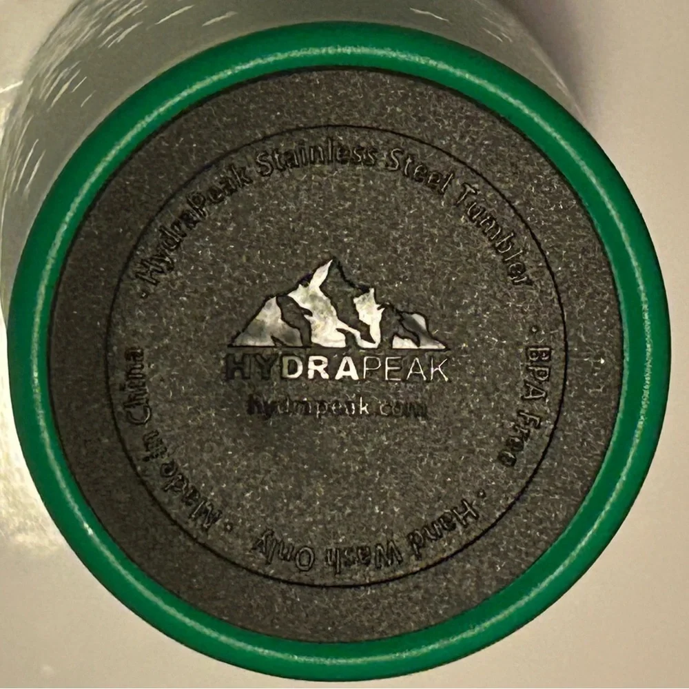 NEW! Hydrapeak Stainless Steel Lucky Shamrock Insulated Tumbler-Green (NWT)
